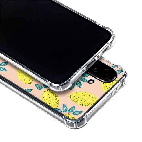 Bouffants and Broken Hearts Lemon Party Galaxy A36 5G Clear Case