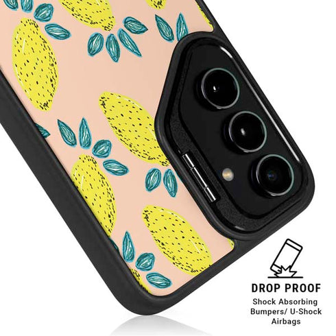 Bouffants and Broken Hearts Lemon Party Galaxy S24 FE Kickstand Case