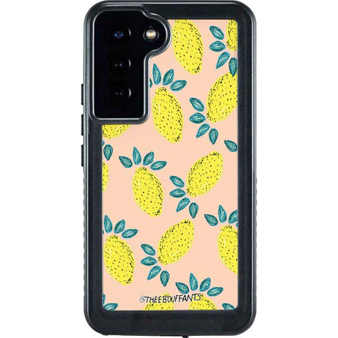 Bouffants and Broken Hearts Lemon Party Galaxy S24 Plus Waterproof Case