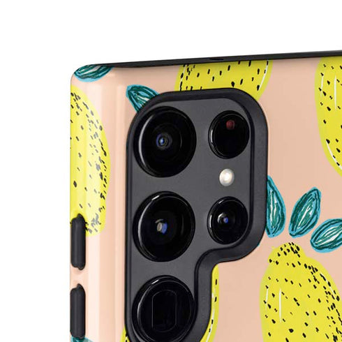 Bouffants and Broken Hearts Lemon Party Galaxy S25 Ultra Impact Case