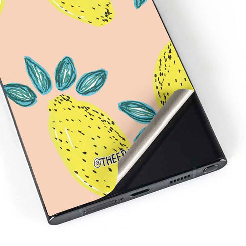 Bouffants and Broken Hearts Lemon Party Galaxy S25 Ultra Skin