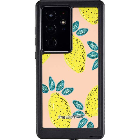 Bouffants and Broken Hearts Lemon Party Galaxy S24 Ultra Waterproof Case