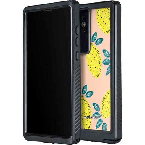 Bouffants and Broken Hearts Lemon Party Galaxy S24 Ultra Waterproof Case