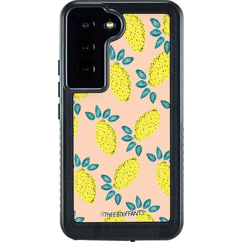 Bouffants and Broken Hearts Lemon Party Galaxy S24 Waterproof Case