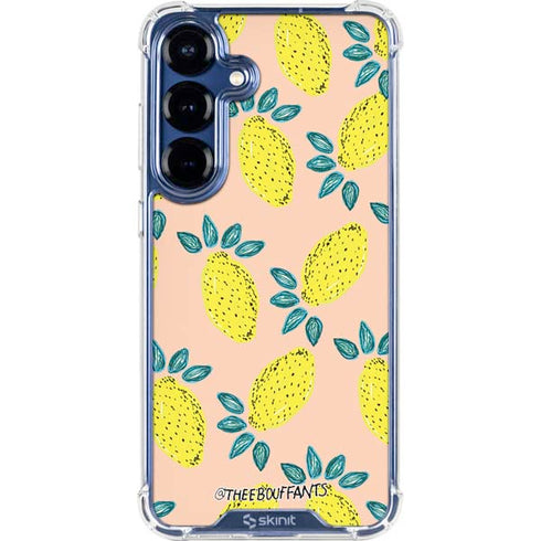 Bouffants and Broken Hearts Lemon Party Galaxy S25 Plus Clear Case