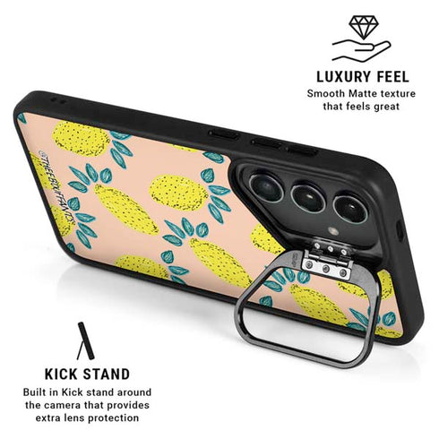 Bouffants and Broken Hearts Lemon Party Galaxy S26 Kickstand Case