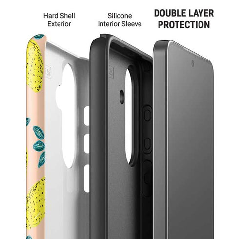 Bouffants and Broken Hearts Lemon Party Galaxy S26 Plus Impact Case
