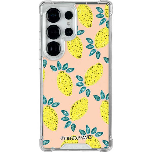 Bouffants and Broken Hearts Lemon Party Galaxy S26 Ultra Clear Case