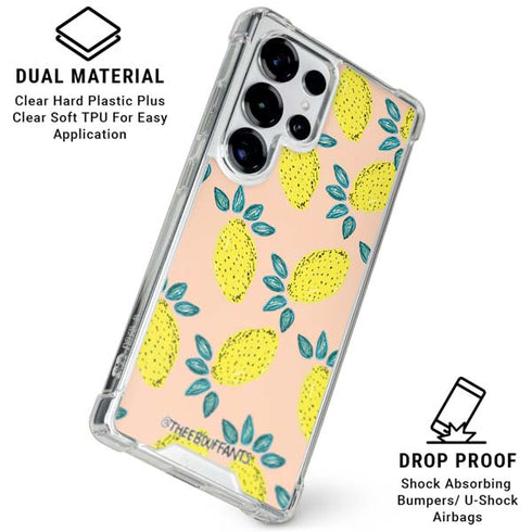 Bouffants and Broken Hearts Lemon Party Galaxy S26 Ultra Clear Case