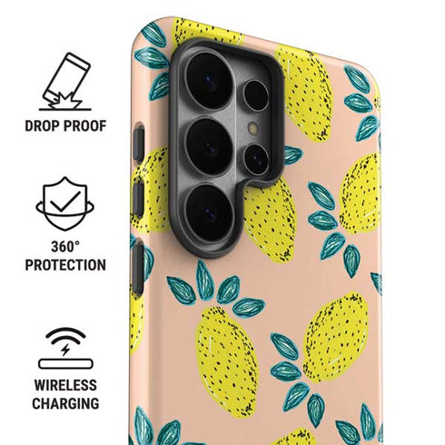 Bouffants and Broken Hearts Lemon Party Galaxy S26 Ultra Impact Case
