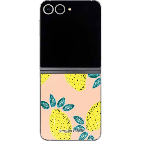 Bouffants and Broken Hearts Lemon Party Galaxy Z Flip6 Skin