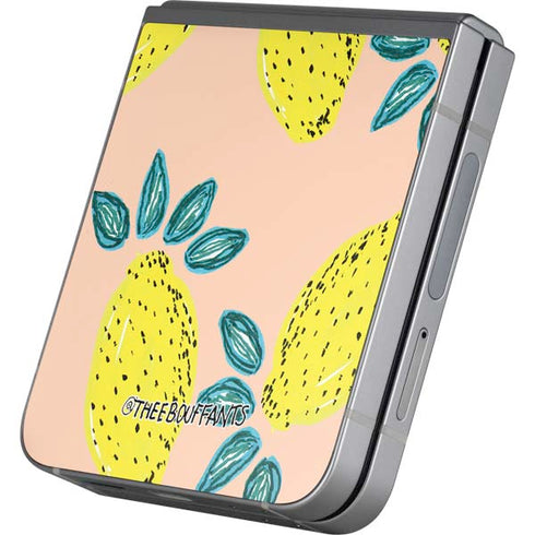 Bouffants and Broken Hearts Lemon Party Galaxy Z Flip6 Skin
