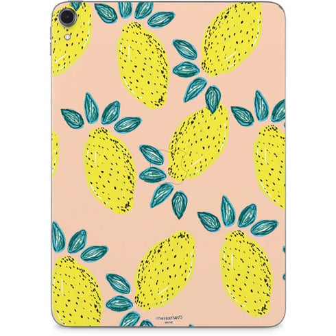 Bouffants and Broken Hearts Lemon Party Apple iPad Pro Skin