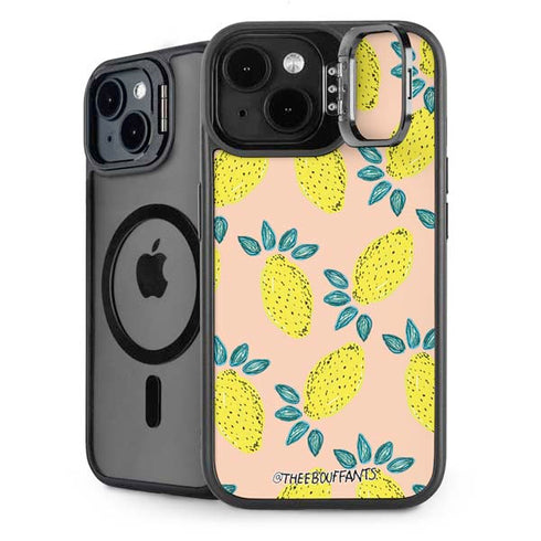 Bouffants and Broken Hearts Lemon Party iPhone 14 Kickstand Case