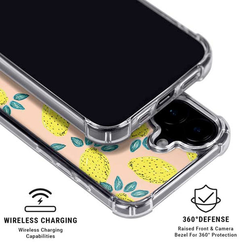 Bouffants and Broken Hearts Lemon Party iPhone 16 MagSafe Case
