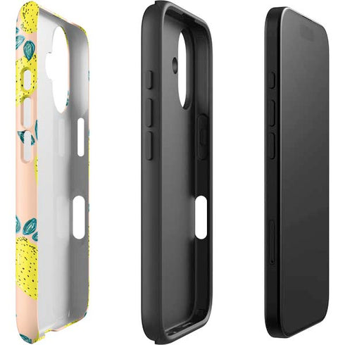 Bouffants and Broken Hearts Lemon Party iPhone 16 Plus Impact Case