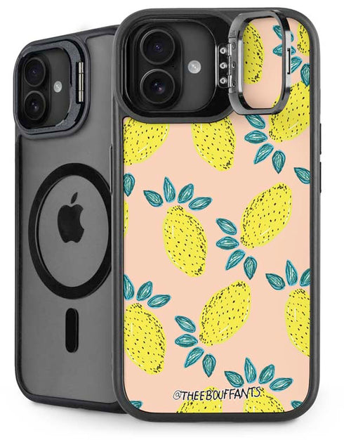Bouffants and Broken Hearts Lemon Party iPhone 16 Plus Kickstand Case
