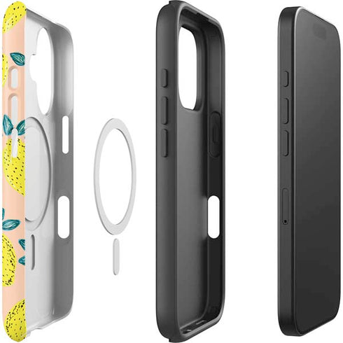 Bouffants and Broken Hearts Lemon Party iPhone 16 Plus Magsafe Impact Case