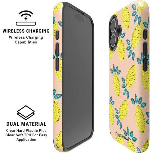 Bouffants and Broken Hearts Lemon Party iPhone 16 Plus Magsafe Impact Case