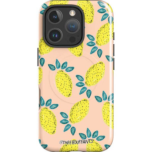 Bouffants and Broken Hearts Lemon Party iPhone 16 Pro Magsafe Impact Case