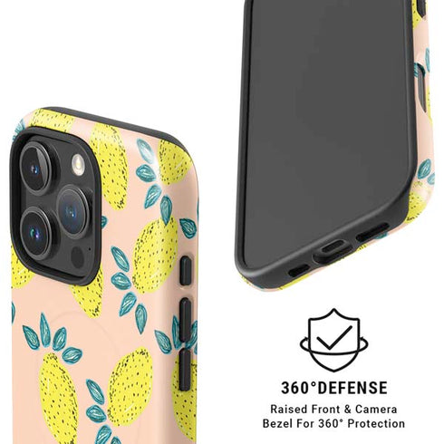 Bouffants and Broken Hearts Lemon Party iPhone 16 Pro Magsafe Impact Case