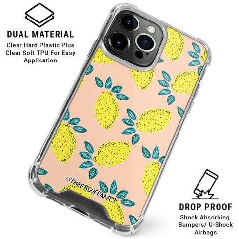 Bouffants and Broken Hearts Lemon Party iPhone 16 Pro Max Clear Case