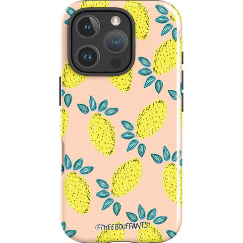 Bouffants and Broken Hearts Lemon Party iPhone 16 Pro Max Impact Case