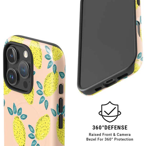 Bouffants and Broken Hearts Lemon Party iPhone 16 Pro Max Magsafe Impact Case