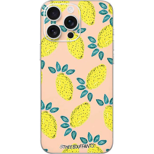 Bouffants and Broken Hearts Lemon Party iPhone 16 Pro Max Skin