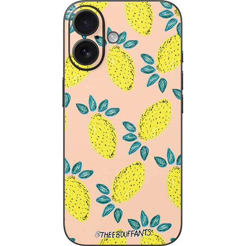 Bouffants and Broken Hearts Lemon Party iPhone 16 Skin