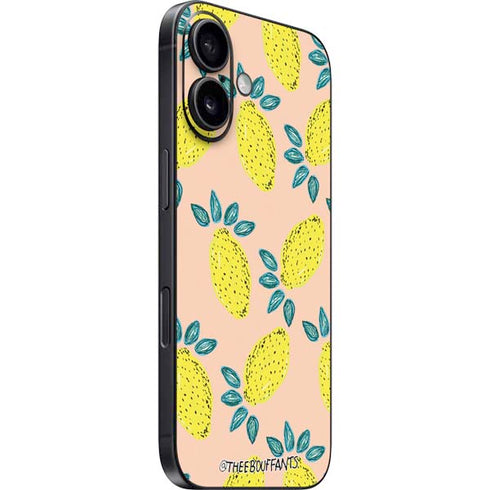 Bouffants and Broken Hearts Lemon Party iPhone 16 Skin