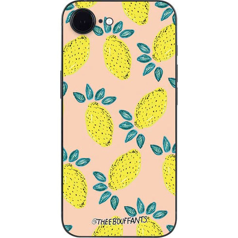 Bouffants and Broken Hearts Lemon Party iPhone 16e Skin