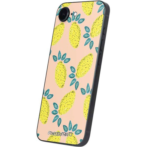 Bouffants and Broken Hearts Lemon Party iPhone 16e Skin