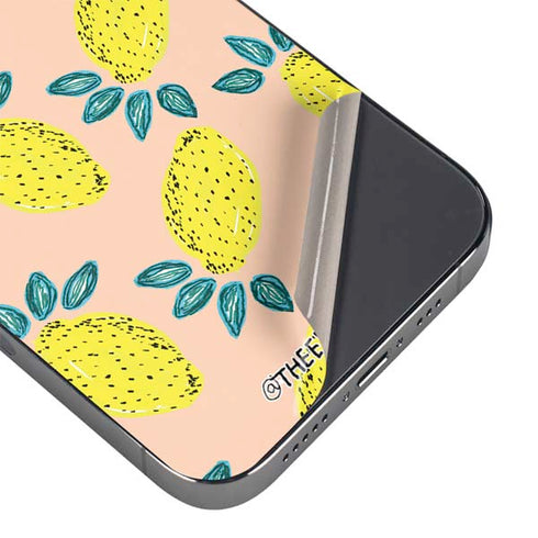 Bouffants and Broken Hearts Lemon Party iPhone 16e Skin