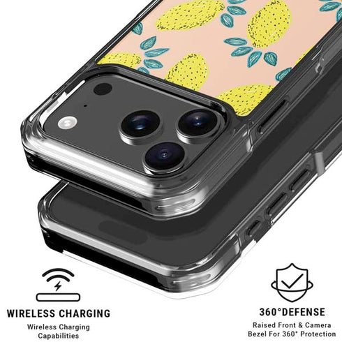 Bouffants and Broken Hearts Lemon Party iPhone 18 Pro Clear Case