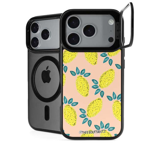 Bouffants and Broken Hearts Lemon Party iPhone 18 Pro Kickstand Case