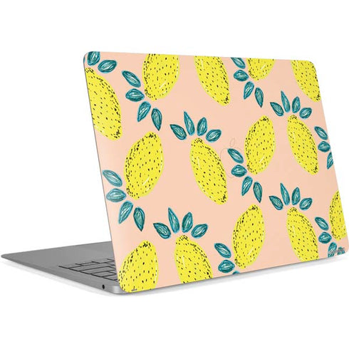 Bouffants and Broken Hearts Lemon Party Apple MacBook Air Skin
