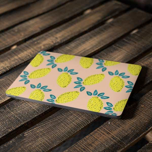 Bouffants and Broken Hearts Lemon Party Apple MacBook Air Skin
