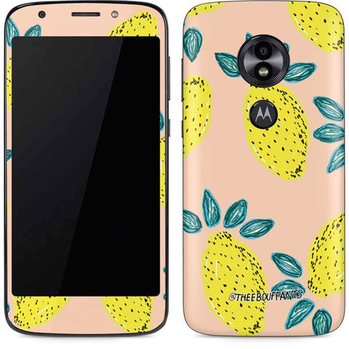 Bouffants and Broken Hearts Lemon Party Moto E5 Play Skin