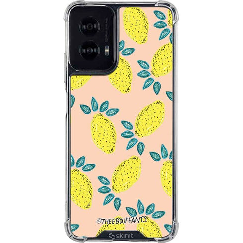 Bouffants and Broken Hearts Lemon Party Moto G Power 5G (2024) Clear Case