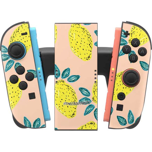Bouffants and Broken Hearts Lemon Party Nintendo Switch 2 (2025) Joy-Con Controller Skin