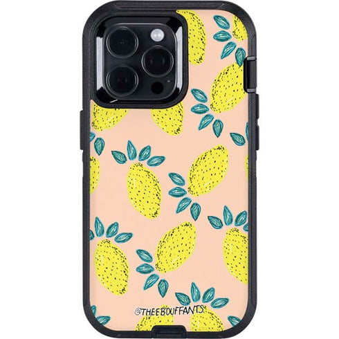 Bouffants and Broken Hearts Lemon Party Otterbox Defender iPhone Skin