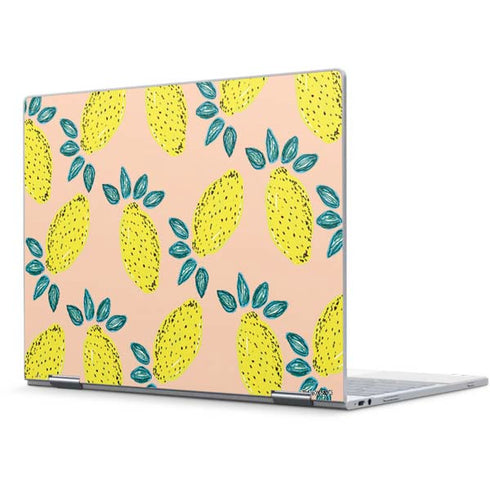 Bouffants and Broken Hearts Lemon Party Pixelbook Skin