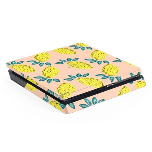 Bouffants and Broken Hearts Lemon Party PS4 Slim Skin