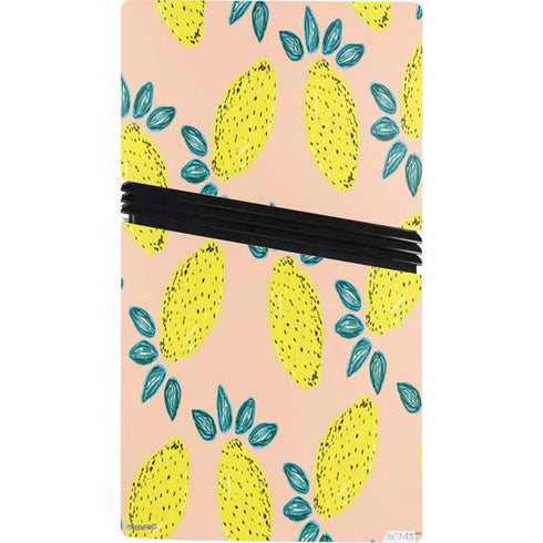 Bouffants and Broken Hearts Lemon Party PS5 Pro Console Skin