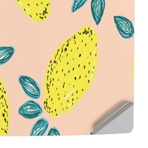 Bouffants and Broken Hearts Lemon Party PS5 Slim Digital Edition Console Skin