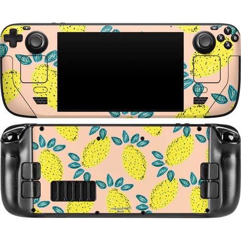Bouffants and Broken Hearts Lemon Party Steam Deck Handheld Gaming Computer OLED Skin