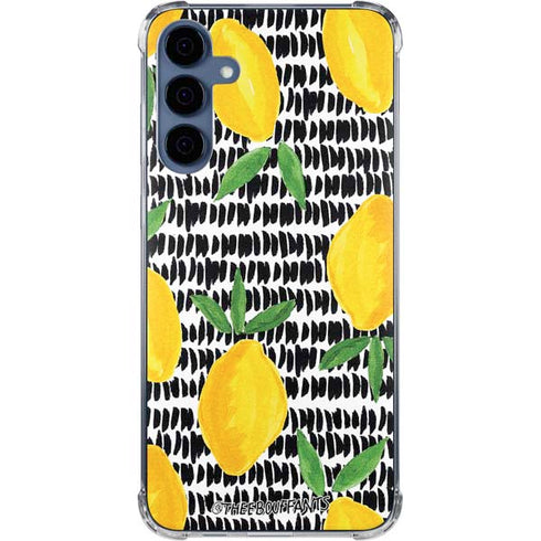 Bouffants and Broken Hearts Lemons 2 Galaxy A55 5G Clear Case