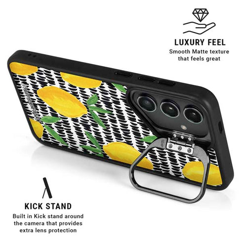 Bouffants and Broken Hearts Lemons 2 Galaxy S24 FE Kickstand Case