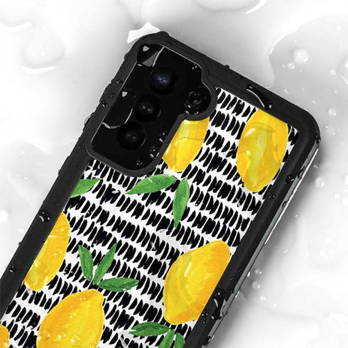 Bouffants and Broken Hearts Lemons 2 Galaxy S24 Plus Waterproof Case
